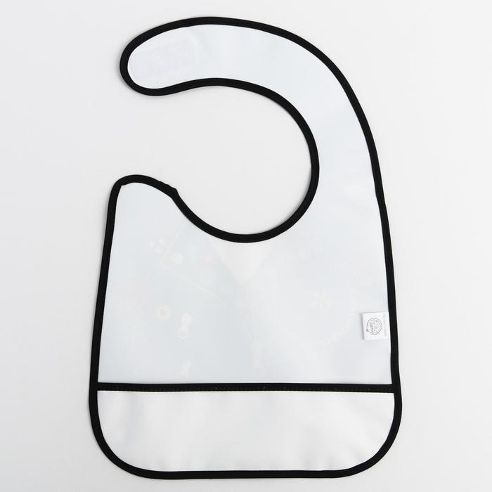 Нагрудник для кормления &laquo;Rock star&raquo; непромокаемый на липучке, с карманом