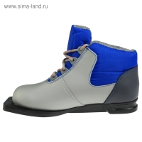 Ботинки лыжные Spine Nordik 43/2, NN75, р. 30, цвет серебристый, лого красный