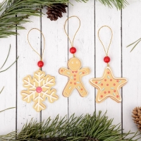Подвеска новогодняя &laquo;Печенька&raquo;, МИКС