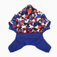 Комбинезон "Go-Иди" с утяжкой, размер 8 (ДС 19 см, ОГ 30, ОШ 22 см), синий/камуфляж Комбинезон "Go-Иди" с утяжкой, размер 8 (ДС 19 см, ОГ 30, ОШ 22 см), синий/камуфляж