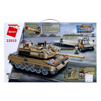 Конструктор Военная зона &laquo;Трал с танком&raquo;, 5 минифигур и 829 деталей
