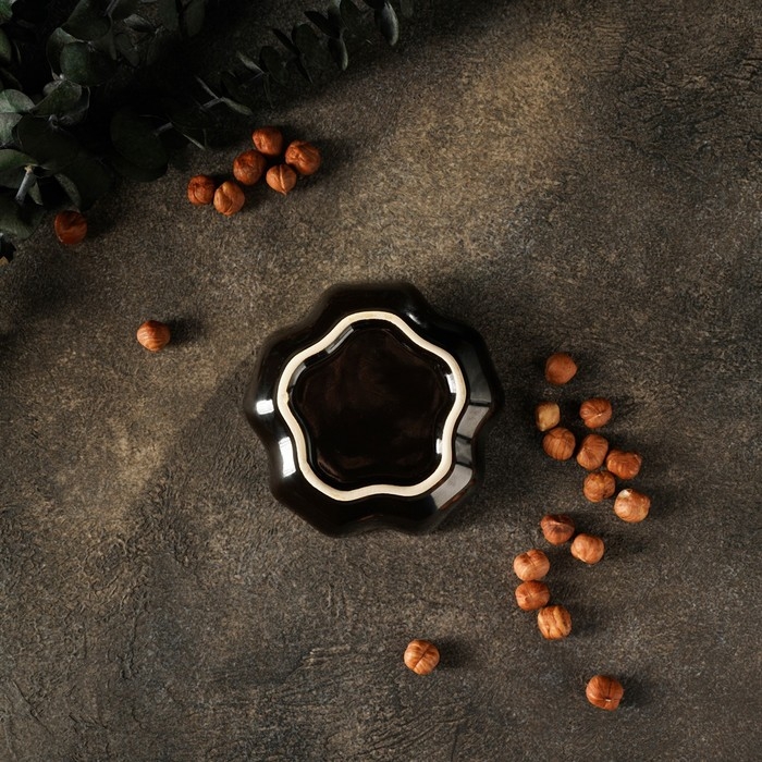 Соусник керамический &laquo;Цветок&raquo;, 120 мл, 11&times;3,3 см