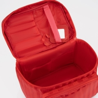 Косметичка на молнии, с зеркалом, цвет красный Косметичка на молнии, с зеркалом, цвет красный