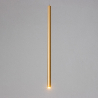 Светильник подвесной"Аламо" LED 5Вт 4000К золото 2,5х2,5х60-160см