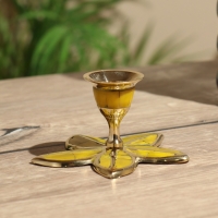 Подсвечник "Йелоу" 6 см, латунь Подсвечник "Йелоу" 6 см, латунь