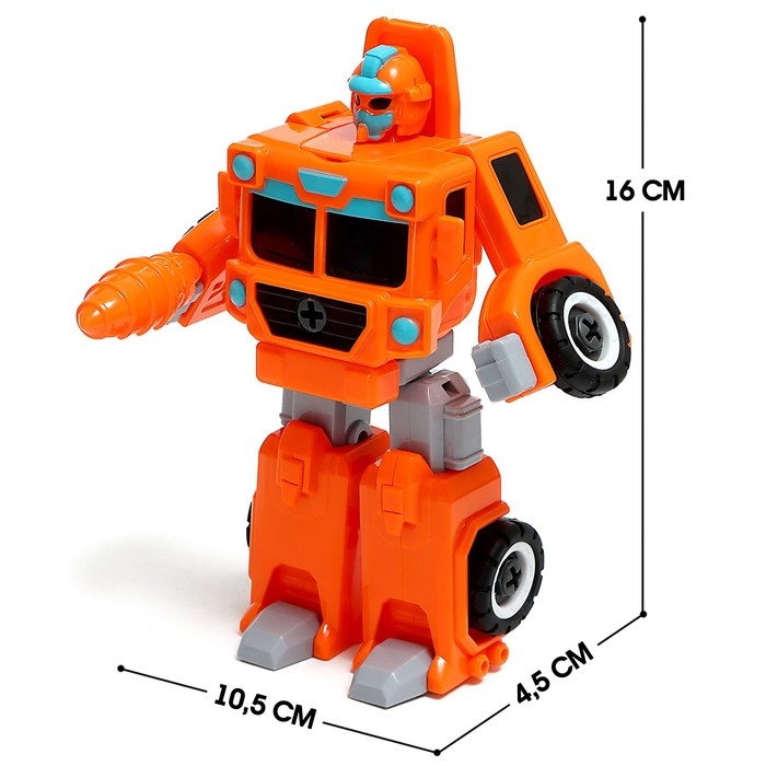 Конструктор винтовой &laquo;Эвакуатор&raquo;, 2 в 1 робот-машина