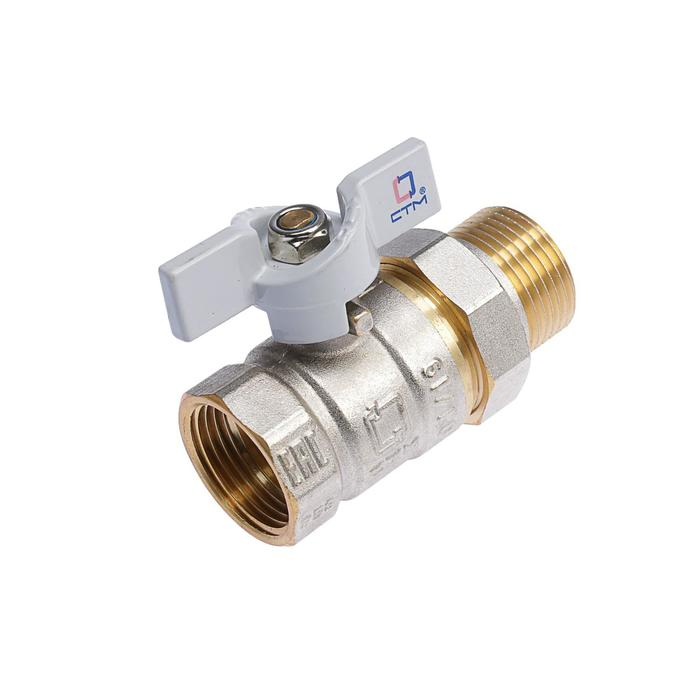 Кран шаровой Кран шаровой "СТМ" СТАНДАРТ, с американкой 1", бабочка