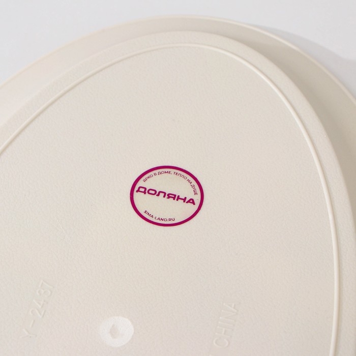 Поднос овальный Доляна &laquo;Макаруны&raquo;, 37&times;24&times;3 см, цвет МИКС