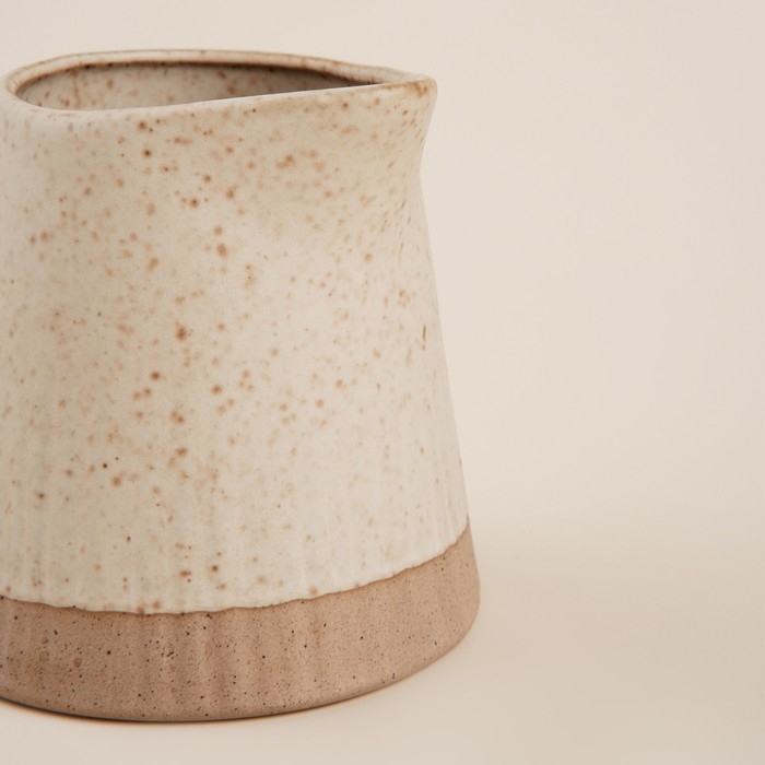 Молочник керамический SL Home &laquo;Виенто&raquo;, 350 мл, 12,5&times;9 см, цвет бежевый