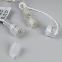 Гирлянда &laquo;Сеть&raquo; 1.2 &times; 1.5 м, IP44, УМС, прозрачная нить, 36 LED, свечение тёплое белое, мерцание белым 24 В