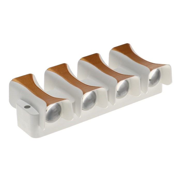 Светильник фасадный &laquo;Элегант&raquo;, FSD-041, 8 Вт, 3000К, 4 луча, IP65, 220 В, пластик, белый