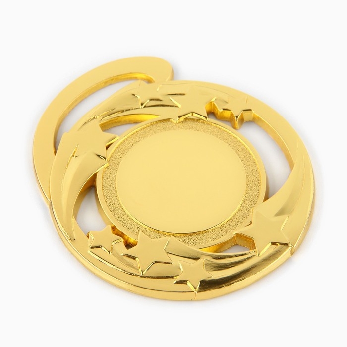 Медаль под нанесение 187, &laquo;Звезды&raquo;, d= 5 см. Цвет золото. Без ленты