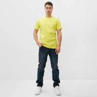 Футболка мужская, цвет жёлтый, размер 48