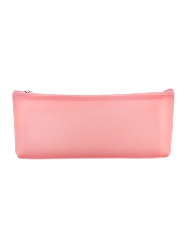 Пенал школьный на молнии Зоопарк  Розовый