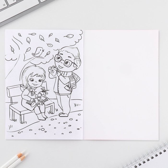 Подарочный набор смешбук А5, 8 листов и восковые мелки &laquo;8 марта: С праздником весны&raquo;