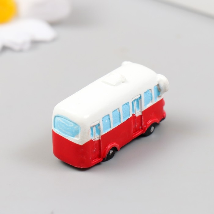 Фигурка для флорариума полистоун Фигурка для флорариума полистоун "Автобус" 4,4х2х2 см