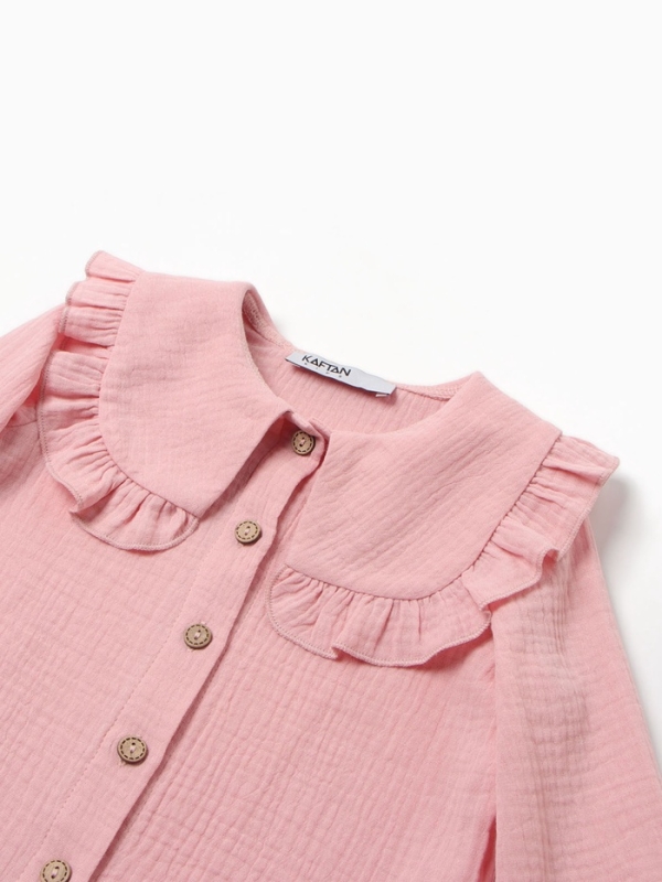 Рубашка детская KAFTAN, р. 36 (134-140), розовый