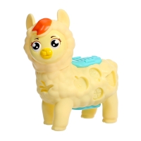 Набор для игры с мягким пластилином &laquo;Милая Лама&raquo;, 6 баночек с массой для лепки, 2 формы