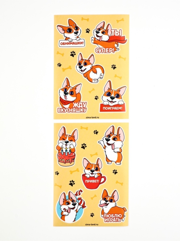 Подарочный набор блокнот А6, 32 листа, наклейки, магнитные закладки &laquo;Для тех, у кого лапки&raquo;