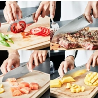 Нож сантоку Ever Sharp 16,5 см, с чехлом для затачивания