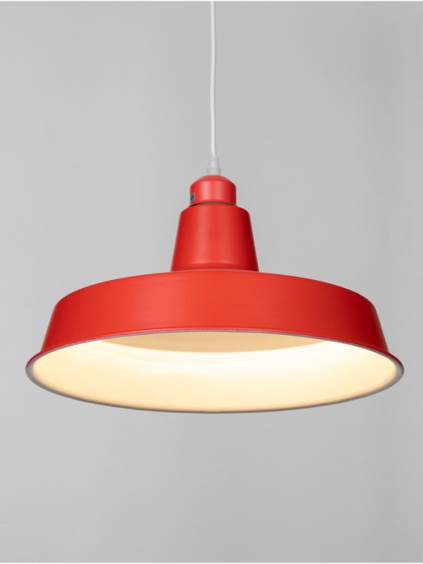 Светильник Ronald 1х40Вт Е27 пр-1м алый 36х36х15см