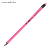 Карандаш чернографитный ErichKrause &laquo;JOY&raquo;, HB, грифель d=2.2 мм, пластик, круглый, в тубусе, неон МИКС