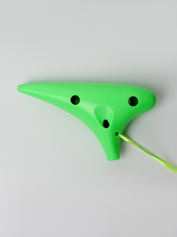 Окарина Music Life 12 отверстий, зелёная, 17,5 х 9,5 х 4,5 см