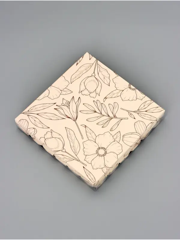 Коробка для печенья, &laquo;Сияй&raquo;, 18&times;18&times;3 см