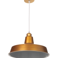 Светильник Ronald 1х40Вт Е27 пр-1м золотистый 36х36х15см