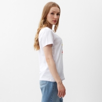 Футболка женская, цвет белый, размер 54
