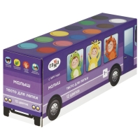 Тесто для лепки, 12 цветов, 720г, Гамма "Малыш. Автобус", картонная упаковка (366993) Тесто для лепки, 12 цветов, 720г, Гамма "Малыш. Автобус", картонная упаковка (366993)