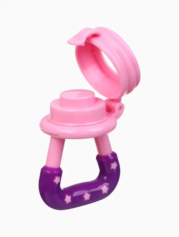 Ниблер для прикорма, с силиконовой сеточкой "Принцесса", цвет розовый