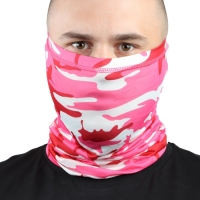 Ветрозащитная маска, размер универсальный, розовый хаки