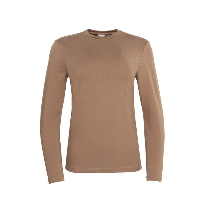 Лонгслив женский MINAKU: Basic line цвет тауп, размер 44 Лонгслив женский MINAKU: Basic line цвет тауп, размер 44