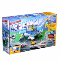 Парковка детская &laquo;Аэропорт&raquo;, подвижные элементы, с аксессуарами