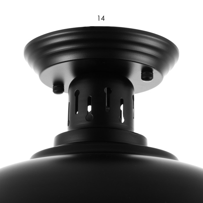 Светильник "Раритет" Е27 черный 34х34х20см BayerLux