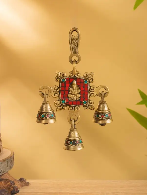 Сувенир подвеска "Ганеша" латунь 18,5х11 см