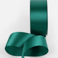 Лента атласная двухсторонняя №0589 38мм*25&plusmn;1м изумрудный TR