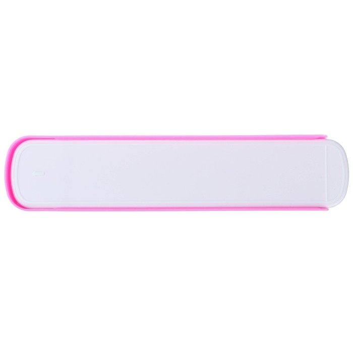 Пенал-футляр пластиковый, 43х200х23 мм, выдвижной, Минни Маус и единорог