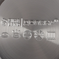 Чайник со свистком из нержавеющей стали Доляна Magic forest, 3 л, с индикатором нагрева, индукция Чайник со свистком из нержавеющей стали Доляна Magic forest, 3 л, с индикатором нагрева, индукция