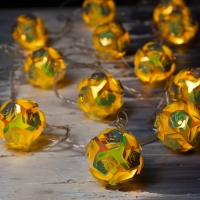 Гирлянда «Нить» 4.5 м с насадками «Цветочные шары», IP20, прозрачная нить, 15 LED, свечение тёплое белое, 220 В Гирлянда «Нить» 4.5 м с насадками «Цветочные шары», IP20, прозрачная нить, 15 LED, свечение тёплое белое, 220 В