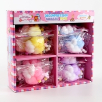 Сквиш антистресс - игрушка &laquo;Таба лапка&raquo;, с пушистой посыпкой, МИКС