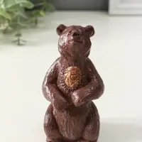 Фигура "Медведь тотемный" высота 11 см, коричневый цвет
