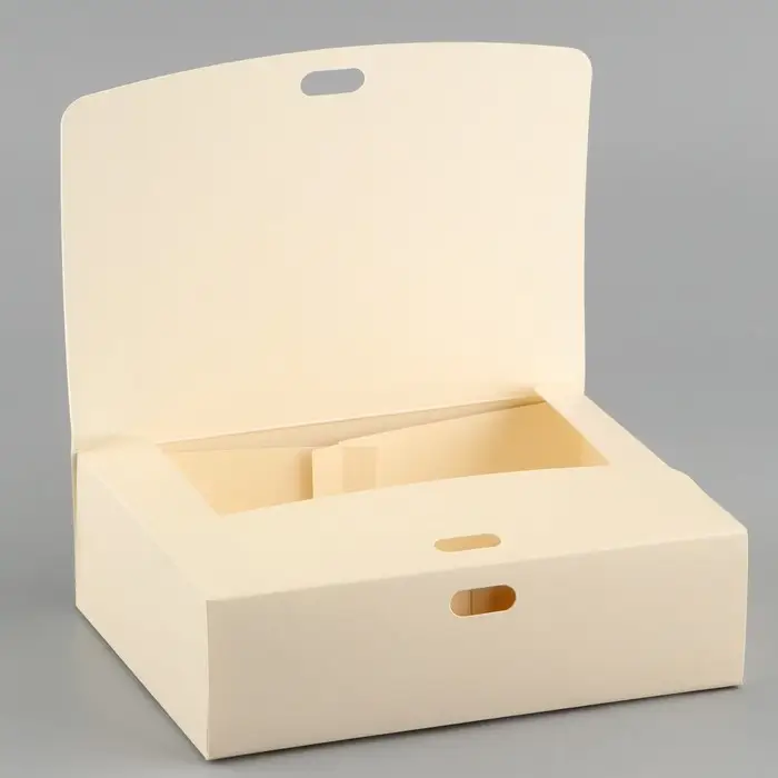 Коробка подарочная складная, упаковка, &laquo;Бежевая&raquo;, 16.5 х 12 х 5 см, БЕЗ ЛЕНТЫ