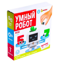 Детские развивающие математические весы &laquo;Умный робот&raquo;, по методике Монтессори