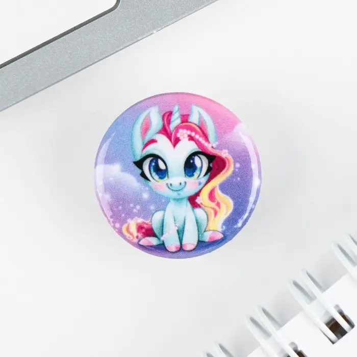 Значок металлический , закатной &laquo;Детский&raquo;, 25 мм, МИКС