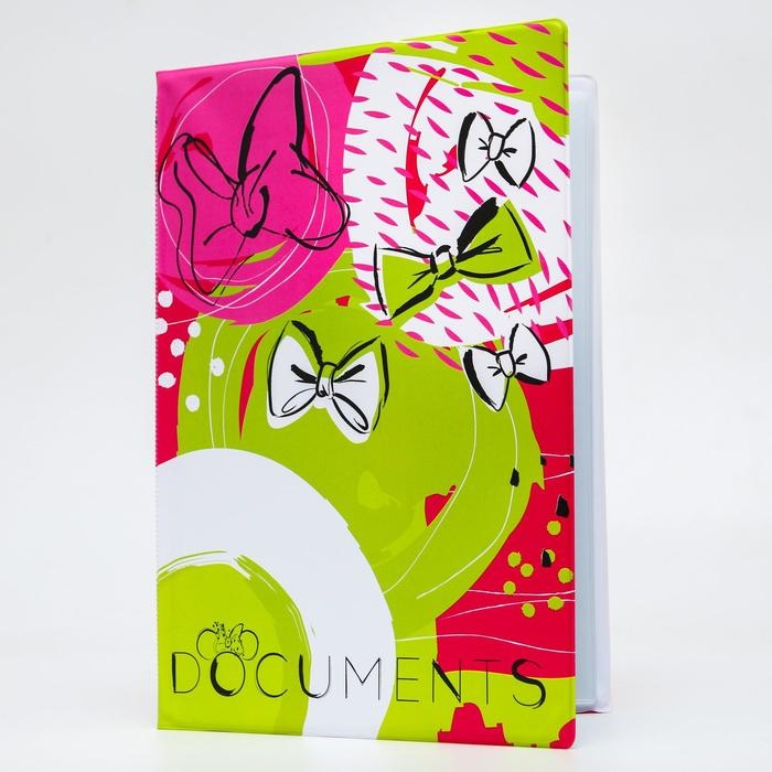 Папка для документов "Documents", 8 файлов А4, Минни Маус