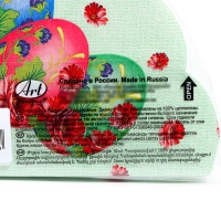 Пасхальные круглые салфетки бумажные Art Bouquet Rondo &laquo;Праздничная&raquo;, 1 слой, d=32 см, 12 шт