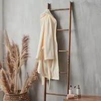 Халат махровый мужской SL HOME: Basic "Айвори", размер M, 100% хлопок, 420 г/м2 Халат махровый мужской SL HOME: Basic "Айвори", размер M, 100% хлопок, 420 г/м2