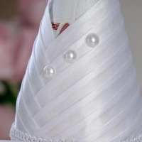 Украшение для шампанского "Нежность", пыльная роза Украшение для шампанского "Нежность", пыльная роза